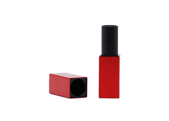 3.5g Aluminium Kosmetik Tabung Lipstik Kosong Merah Mengkilap